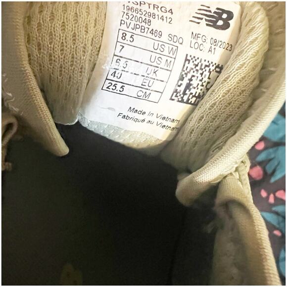 New Balance Women’s Fresh Foam Running Shoes Size 8.5 Light Blue Green - Picture 9 of 16